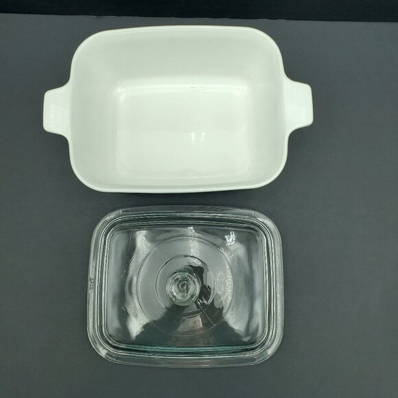 Corningware Blue Cornflower 1.5 Qt Casserole with Lid Corning P-4-B Baking Dish - Picture 3 of 6